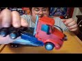 Transformers VNR Volvo Optimus Prime/35th Anniversary Megatron double review