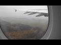 Lufthansa A380 D-AIMG take off Frankfurt to Miami.Rainy morning 10/11/2012