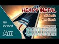 Heavy Metal Melodic Rock, Backing Track Jam in Am / A minor / A Moll