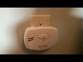 First Alert CO606 Carbon Monoxide Alarm Test (old logo)