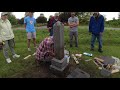 Repairing the Grave of Elsie Stelling