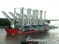 Super Cranes Arrive in Savannah Georgia - Savannah Cams