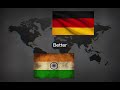 Germany VS india | CountryNerd
