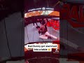 Bad Bunny slammed into a table at WWE Monday Night Raw