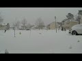 18 Hour Time Lapse Snowstorm - January 28-29, 2022 - East Coast Blizzard - GoPro Footage