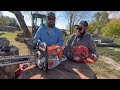 HUSQVARNA 592XP VS. STIHL 661C!