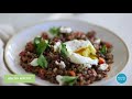 Warm Lentil Salad with Eggs- Healthy Appetite with Shira Bocar