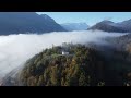 Eschenlohe Alps Fog (Garmisch) 4k Drone Cinematic