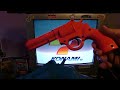 Weird Painted Konami Justifier lightgun?! What is it???  Tested with Sega Genesis 2 on CRT