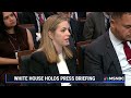 LIVE: White House holds press briefing