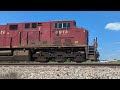 CP 8918 as a DPU on a grain train (Jul 5, 2024)