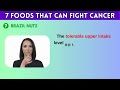 💪7 Foods That Fight and Kill Cancer | Cancer-Fighting Foods