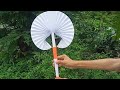 paper fan making video/ easy to learn