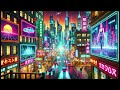 Cyberpunk Nightscape | Neon Lit Future City | Lo-Fi Electronica