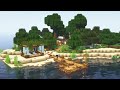 Survival Island Starter Base in Minecraft!