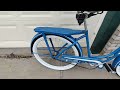 Antique1940's Balloon tire bicycle restored. Ace stores brand made by Schwinn bicycle company