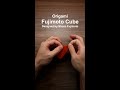 How to make an origami cube (Shuzo Fujimoto) #shorts