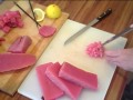 Turning a Tuna Loin into Saku Blocks, Strips, Poke Cubes & Ground