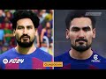 EA SPORTS FC 24 vs eFootball 2024 - All Famous Player Faces | Gameplay Comparison | Fujimarupes
