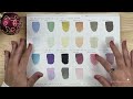 First Look! Watercolor Confections: Vintage Pastels Swatch & Review