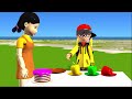 Scary Teacher 3D vs Squid Game Long String Earring Squid Game Doll Nice or Error 5 Times Challenge