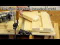 Very Simple Mortising Jig for Palm Router. With plans.【DIY】 Mortise and Tenon Jig