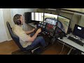 X-Plane Simulator with TrackIR and Saitek Cessna Pro Flight Controls