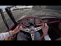 1960 Alfa Romeo Giulietta Spider Veloce - Driving the 1300cc Italian Classic (POV Binaural Audio)