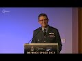 Keynote from Air Vice-Marshal Paul Godfrey, Commander, UK Space Command at Defence Space Conf 2023