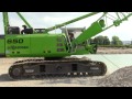 Sennebogen 650HD im Einsatz in der Kiesgewinnung / Sennebogen 650HD Dragline grit open cast mining