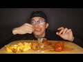 LET'S TALK WINGS FOR A SECOND MUKBANG - WINGSTOP CHICKEN WINGS & CHEESY FRIES | Eating Show