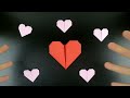 Easiest Origami Heart Ever! - Tutorial in English (BR)