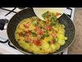 Potatoes and eggs are better than pizza! Easy, quick and very tasty recipe! leckerer koch