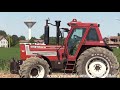 Girl on tractor | Alessia driving Fiatagri 160-90 Turbo DT + ripper