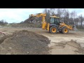 JCB 4CX with very skilled backhoe drive