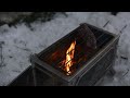 Winter Survival Shelter - Solo Bushcraft in Snow
