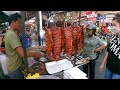 Best Cambodian street food | Tasty Roasted Duck, Pork ribs, Fish Selling on street @ Phnom Penh