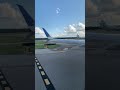 Landing on an airplane to Florida