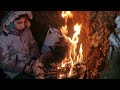 Winter Camping: A Widow and Her Daughters Fighting the Mountain Cold