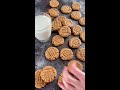 5 Ingredient Peanut Butter Cookies #shorts