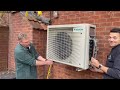 Air to Air Heat Pump: better than an Air to Water Heat Pump? We install for a YouTuber to find out!