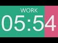 Pomodoro Technique 8 x 25 min - Study Timer 4 h