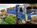 ឡានដឹកដី 2023 កំពូលឡានដឹកដី Dump Trucks Nissan Hino Hyundai Dump Truck Fail Stuck part127