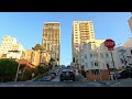 San Francisco Streets, California, USA - Driving Video With Live Street Sound || 4k