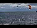 Jurata - kitesurfing. Ciekawe czy zderzy się z windsurfingiem