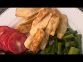 Mushrooms 🍄‍🟫, Asparagus and Potato 🥔 Wedges Simple Delicious Recipe.