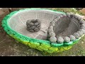 Amazing Cement Craft Ideas, Easy Garden Decoration With Fish Pots Craft