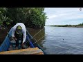 Towards evening, as soon as the rod was jerked the reel immediately screamed loudly