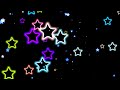 HD NEON RAINBOW STARS Relaxing Sleep STARRY NIGHT SCREENSAVER Extended Version