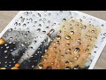 Painting Rain Drops in Watercolor